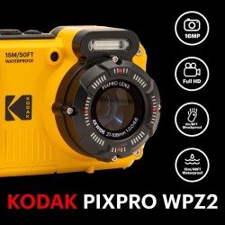 Fotocamera Digitale Kodak WPZ2WH Giallo 16 MP Waterproof