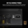 Fonte di Alimentazione Corsair CX650 650 W 130 W 80 Plus Bronze