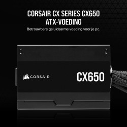 Fonte di Alimentazione Corsair CX650 650 W 130 W 80 Plus Bronze