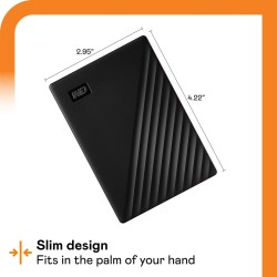Hard Disk Esterno Western Digital My Passport Nero 1 TB HDD 1 TB SSD
