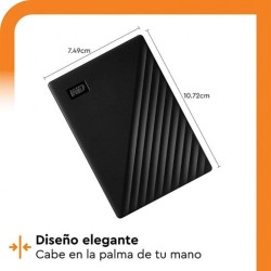 Hard Disk Esterno Western Digital My Passport Nero 2 TB HDD