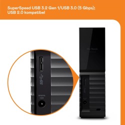 Hard Disk Esterno Western Digital My Book Nero 16 TB