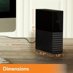 Hard Disk Esterno Western Digital My Book Nero 16 TB