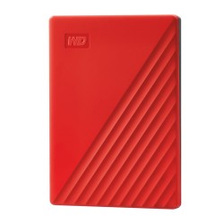 Hard Disk Esterno Western Digital My Passport Rosso 4 TB HDD