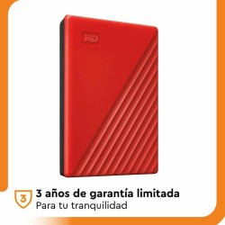 Hard Disk Esterno Western Digital My Passport Rosso 4 TB HDD