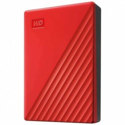 Hard Disk Esterno Western Digital My Passport Rosso 4 TB HDD