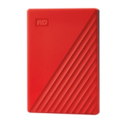 Hard Disk Esterno Western Digital My Passport Rosso 4 TB HDD
