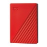 Hard Disk Esterno Western Digital My Passport Rosso 4 TB HDD