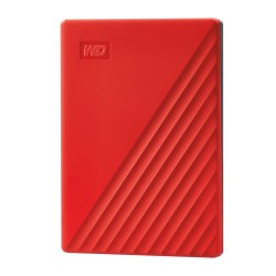 Hard Disk Esterno Western Digital My Passport Rosso 4 TB HDD
