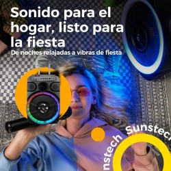 Altoparlante Bluetooth Portatile Sunstech Muscles 12 Nero