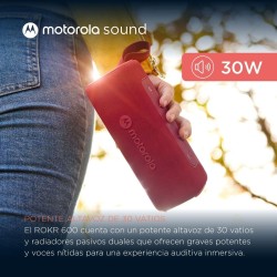 Altoparlante Bluetooth Portatile Motorola ROKR 600 30 W Rosso