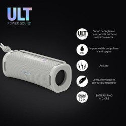 Altoparlante Bluetooth Portatile Sony SRSULT10W Bianco