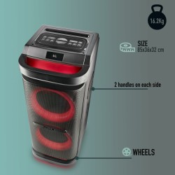 Altoparlante Bluetooth Portatile NGS WILDSPACE2 Nero