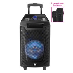 Altoparlante Bluetooh Portatile con Microfono Woxter Rock'n'Roller ST Nero 100 W