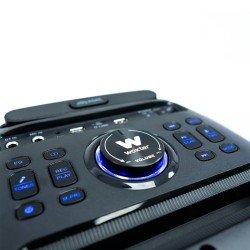 Altoparlante Bluetooh Portatile con Microfono Woxter Rock'n'Roller ST Nero 100 W