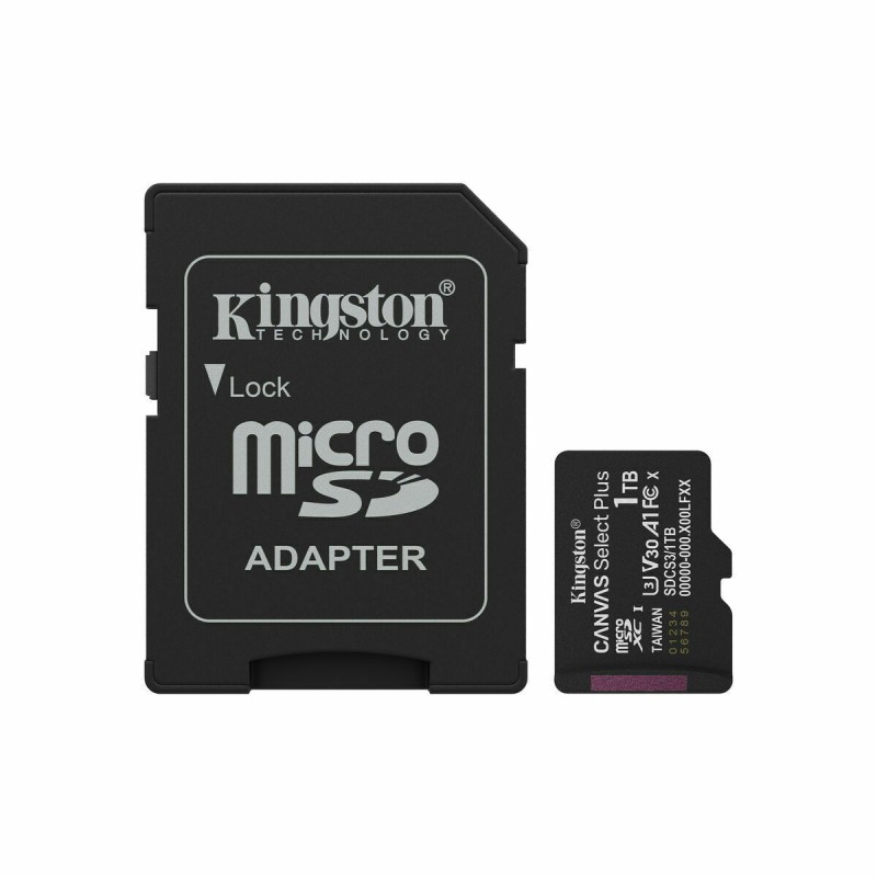 Scheda Di Memoria Micro SD con Adattatore Kingston SDCS3 1 TB
