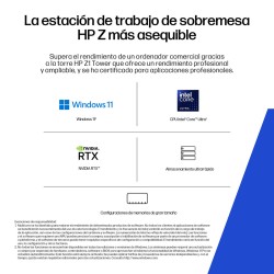 PC da Tavolo HP CM3T3ETABE 32 GB RAM Ultra 7-265 geforce rtx 5060