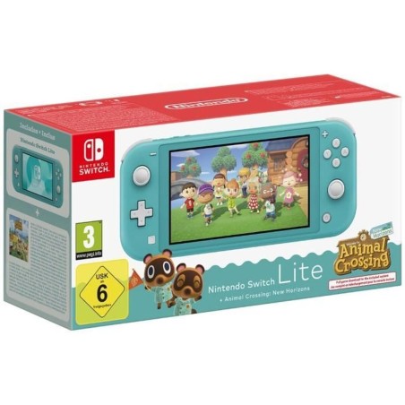 Nintendo Switch Lite + Animal Crossing Nintendo 45496546083 Turchese