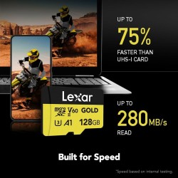 Scheda Di Memoria SD Lexar LMSGOLD128G-BNNNG 128 GB