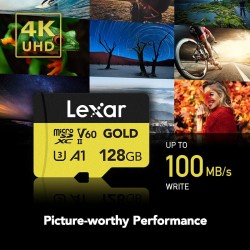 Scheda Di Memoria SD Lexar LMSGOLD128G-BNNNG 128 GB