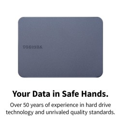 Hard Disk Esterno Toshiba HDTX240EK3CA Nero 4 TB HDD Conchiglia Magnetica