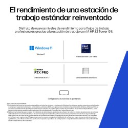 PC da Tavolo HP D4CT9ETABE 48 GB Intel Core Ultra 5 245K Nvidia quadro RTX A4000