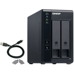Memorizzazione in Rete NAS Qnap TR-002 Nero