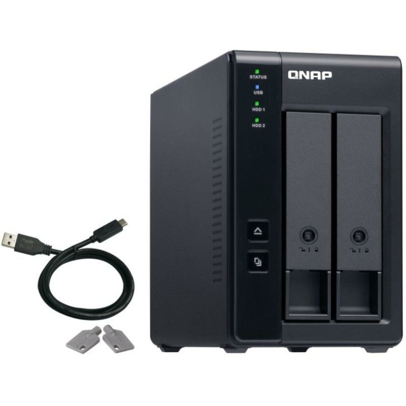 Memorizzazione in Rete NAS Qnap TR-002 Nero