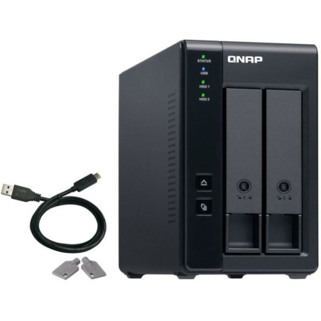 Memorizzazione in Rete NAS Qnap TR-002 Nero