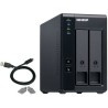 Memorizzazione in Rete NAS Qnap TR-002 Nero