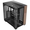 Case computer desktop ATX Antec C8 Curve Wood Nero Trasparente Legno (Ricondizionati B)