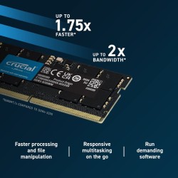 Memoria RAM Crucial CT16G56C46S5 16 GB DDR5 SDRAM DDR5 5600 MHz