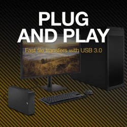 Hard Disk Esterno Seagate STKP6000400 Nero 6 TB HDD