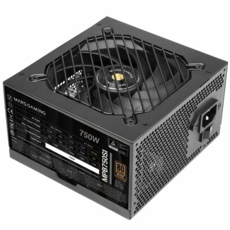 Fonte di Alimentazione Mars Gaming TACMARS-MPB750SI 750 W 6 W 130 W 80 Plus Bronze