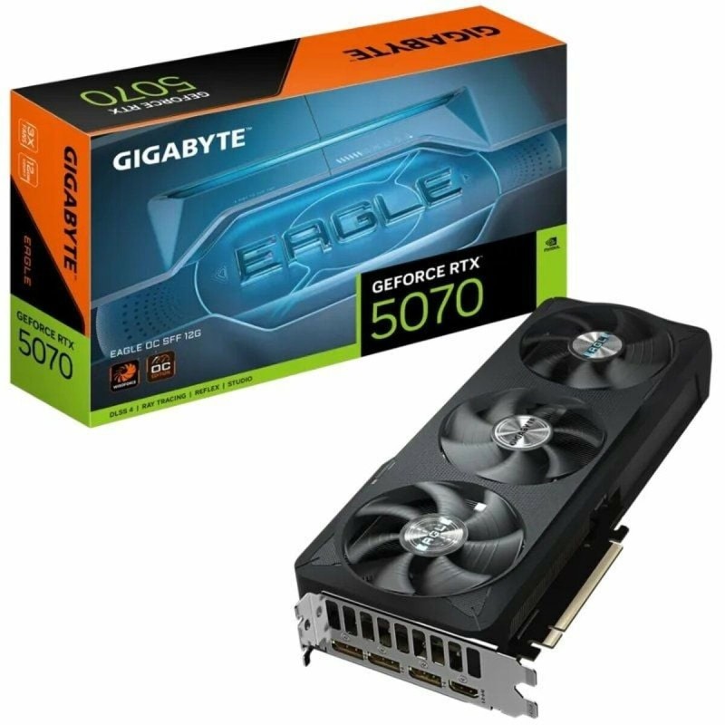 Scheda Grafica Gigabyte GV-N5070EAGLE OC-12GD nvidia geforce rtx 5070 12 GB GDDR6 GDDR7